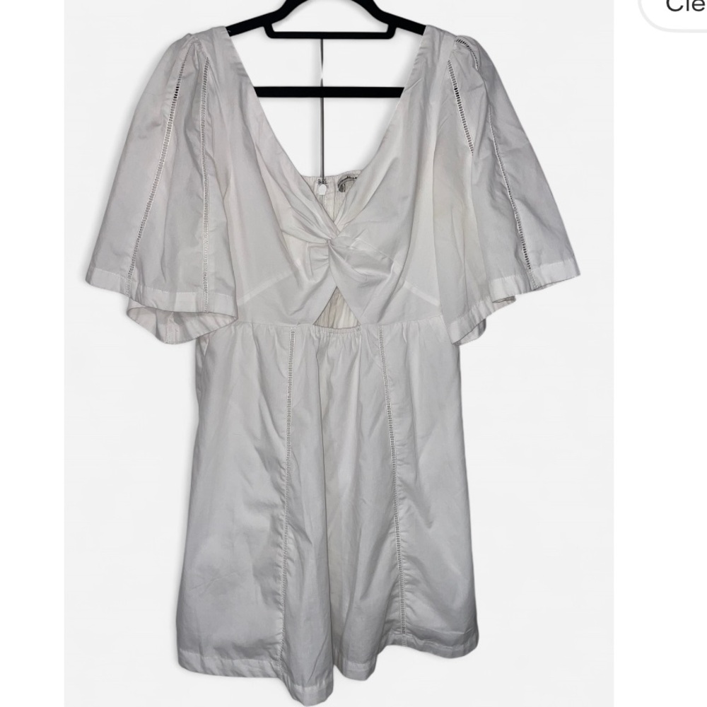 Abercrombie & Fitch White Short Sleeve Dress